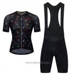 2017 Abbigliamento Ciclismo Ykywbike Aa06 Adh06 Nero Manica Corta e Salopette