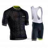 2019 Abbigliamento Ciclismo Northwave Nero Manica Corta e Salopette