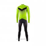 2021 Abbigliamento Ciclismo Nalini Verde Manica Lunga e Salopette
