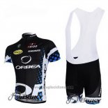 2013 Abbigliamento Ciclismo Orbea Nero Manica Corta e Salopette