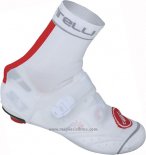 2014 Castelli Copriscarpe Ciclismo Bianco e Rosso