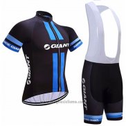 2017 Abbigliamento Ciclismo Giant Nero Manica Corta e Salopette