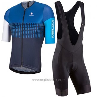 2017 Abbigliamento Ciclismo Nalini Velodromo Blu Manica Corta e Salopette