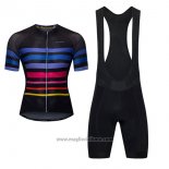 2017 Abbigliamento Ciclismo Ykywbike Aa09 Adh09 Nero e Blu Manica Corta e Salopette