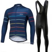 2018 Abbigliamento Ciclismo Morvelo Scuro Blu Manica Corta e Salopette