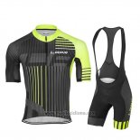 2019 Abbigliamento Ciclismo Lungo Ao Nero Verde Manica Corta e Salopette