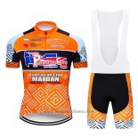 2019 Abbigliamento Ciclismo Mardan Arancione Manica Corta e Salopette