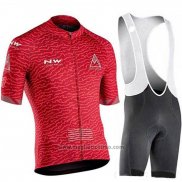 2019 Abbigliamento Ciclismo Northwave Rosso Manica Corta e Salopette(2)