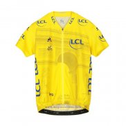 2019 Abbigliamento Ciclismo Tour de France Giallo Manica Corta e Salopette(3)