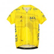 2019 Abbigliamento Ciclismo Tour de France Giallo Manica Corta e Salopette(3)