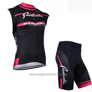 2019 Gilet Antivento Kuota Nero Rosa