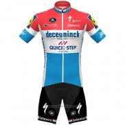 2020 Abbigliamento Ciclismo Deceuninck Quick Step Campione Paesi Bassi Manica Corta e Salopette