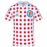 2020 Abbigliamento Ciclismo Tour de France Bianco Rosso Manica Corta e Salopette(2)