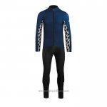2021 Abbigliamento Ciclismo Assos Blu Manica Lunga e Salopette
