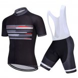 2021 Abbigliamento Ciclismo Factory Stock Nero Manica Corta e Salopette