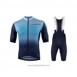 2021 Abbigliamento Ciclismo Nalini Blu Manica Corta e Salopette