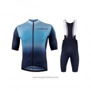 2021 Abbigliamento Ciclismo Nalini Blu Manica Corta e Salopette