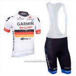 2013 Abbigliamento Ciclismo Garmin Sharp Campione Germania Manica Corta e Salopette