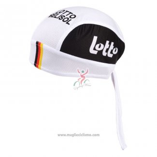 2015 Lotto Bandana Ciclismo Bianco