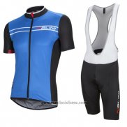 2016 Abbigliamento Ciclismo Nalini Blu e Nero Manica Corta e Salopette