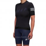 2019 Abbigliamento Ciclismo Donne Maap Escape Nero Manica Corta e Salopette