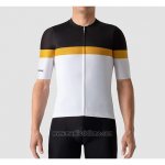2019 Abbigliamento Ciclismo La Passione Nero Giallo Bianco Manica Corta e Salopette