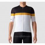 2019 Abbigliamento Ciclismo La Passione Nero Giallo Bianco Manica Corta e Salopette