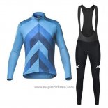 2020 Abbigliamento Ciclismo Mavic Blu Manica Lunga e Salopette