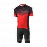 2022 Abbigliamento Ciclismo Loffler Rosso Manica Corta e Salopette