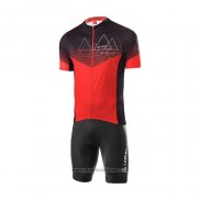 2022 Abbigliamento Ciclismo Loffler Rosso Manica Corta e Salopette