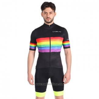 2022 Abbigliamento Ciclismo Nalini Multicolore Manica Corta e Salopette