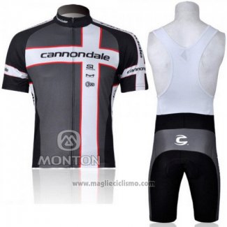 2011 Abbigliamento Ciclismo Cannondale Grigio Manica Corta e Salopette