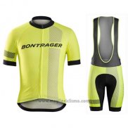 2016 Abbigliamento Ciclismo Bontrager Nero e Giallo Manica Corta e Salopette