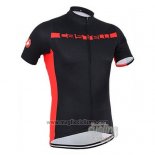 2016 Abbigliamento Ciclismo Castelli Nero Rosso Manica Corta e Salopette