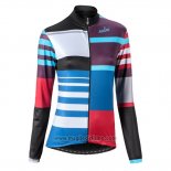 2016 Abbigliamento Ciclismo Donne Nalini Nero e Rosso Manica Lunga e Salopette