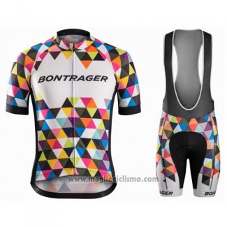 2016 Abbigliamento Ciclismo Trek Bontrager Nero e Bianco Manica Corta e Salopette