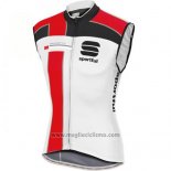 2016 Gilet Antivento Sportful Rosso e Bianco