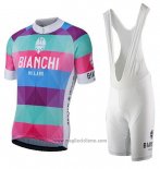 2017 Abbigliamento Ciclismo Bianchi Milano Aviolo Rosso Manica Corta e Salopette