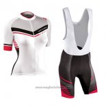 2017 Abbigliamento Ciclismo Donne Northwave Bianco Manica Corta e Salopette