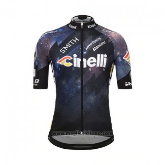 2018 Abbigliamento Ciclismo Cinelli Nero Manica Corta e Salopette