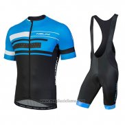 2018 Abbigliamento Ciclismo Nalini Fatica Blu Manica Corta e Salopette