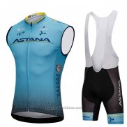 2018 Gilet Antivento Astana Celeste