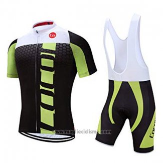 2019 Abbigliamento Ciclismo Coconut Ropamo Nero Verde Manica Corta e Salopette