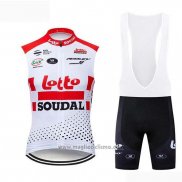 2019 Gilet Antivento Lotto Soudal Bianco Rosso