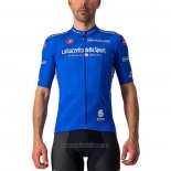 2021 Abbigliamento Ciclismo Giro d'Italia Blu Manica Corta e Salopette