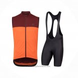 2021 Gilet Antivento Pearl Izumi Arancione Manica Corta e Salopette