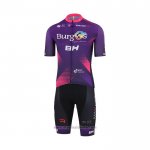 2022 Abbigliamento Ciclismo Burgos BH Viola Fuxia Manica Corta e Salopette