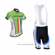 2014 Abbigliamento Ciclismo Cannondale Campione Neozelandese Manica Corta e Salopette