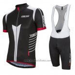 2016 Abbigliamento Ciclismo Nalini Grigio e Nero Manica Corta e Salopette