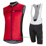 2016 Gilet Antivento Nalini Nero e Rosso